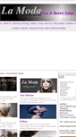 Mobile Screenshot of lamodahair.co.uk